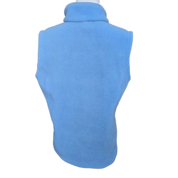 Women's Eastern Mountain Sports Light Blue Fleece Vest EUC Large - Picture 2 of 9